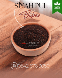 Ev Yapımı Siyah Pul Biber