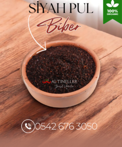 Ev Yapımı Siyah Pul Biber