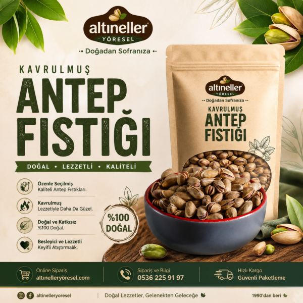 Kavrulmuş Antep Fıstığı
