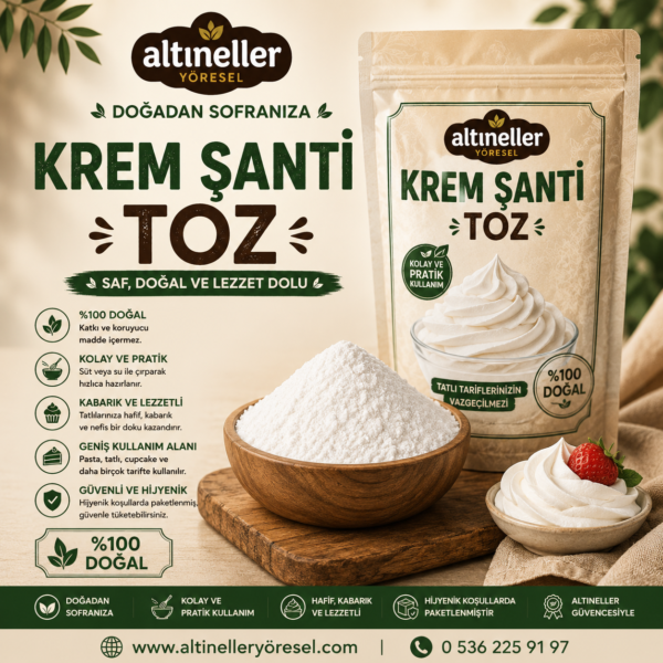 Krem Şanti Toz